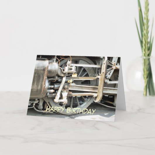 蒸気機関車 カード (正面)