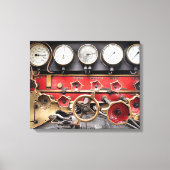 蒸気機関車 キャンバスプリント (正面)