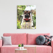 蒸気機関車 キャンバスプリント (インサイチュ (リビング))