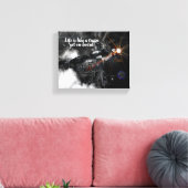 蒸気機関車 キャンバスプリント (インサイチュ (リビング))