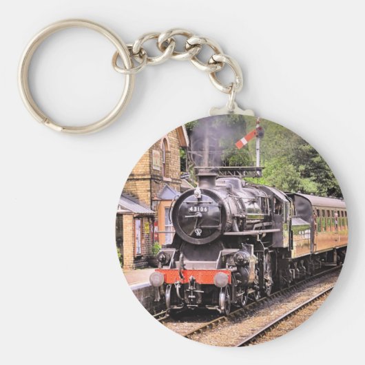 蒸気機関車 キーホルダー (正面)