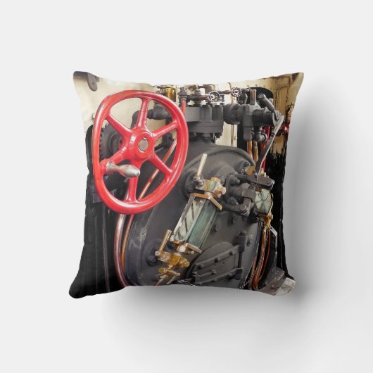 蒸気機関車 クッション (裏面)