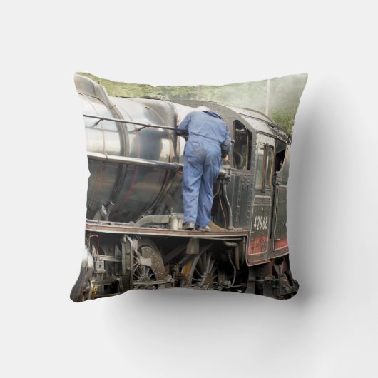 蒸気機関車 クッション (裏面)