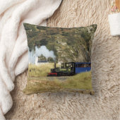 蒸気機関車 クッション (ブランケット)