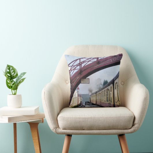 蒸気機関車 クッション (椅子)