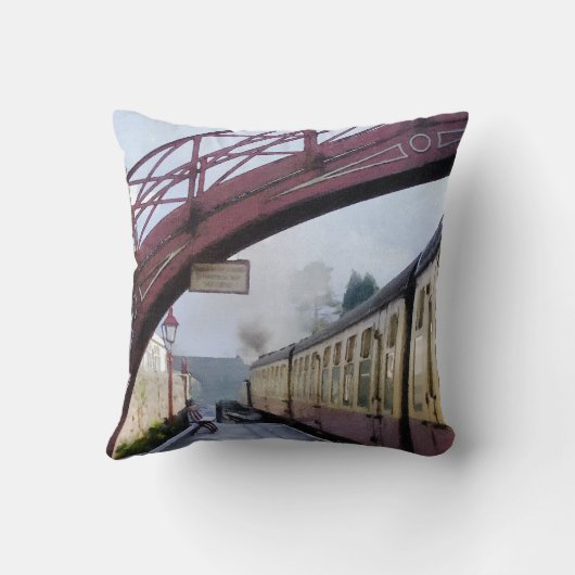 蒸気機関車 クッション (裏面)