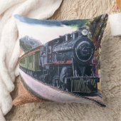 蒸気機関車 クッション (ブランケット)