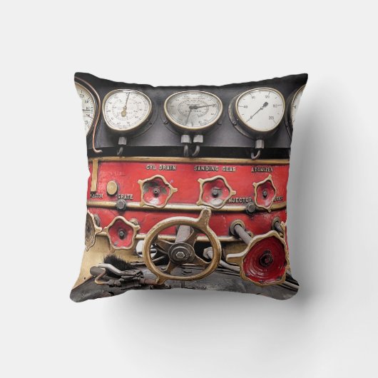 蒸気機関車 クッション (裏面)