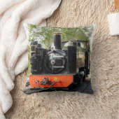 蒸気機関車 クッション (ブランケット)