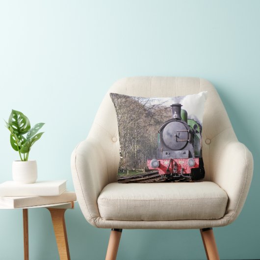 蒸気機関車 クッション (椅子)