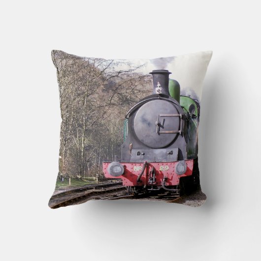 蒸気機関車 クッション (裏面)