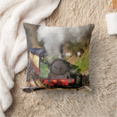 蒸気機関車 クッション (ブランケット)