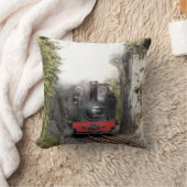 蒸気機関車 クッション (ブランケット)