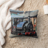 蒸気機関車 クッション (ブランケット)