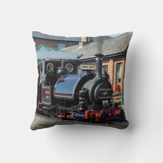 蒸気機関車 クッション (裏面)