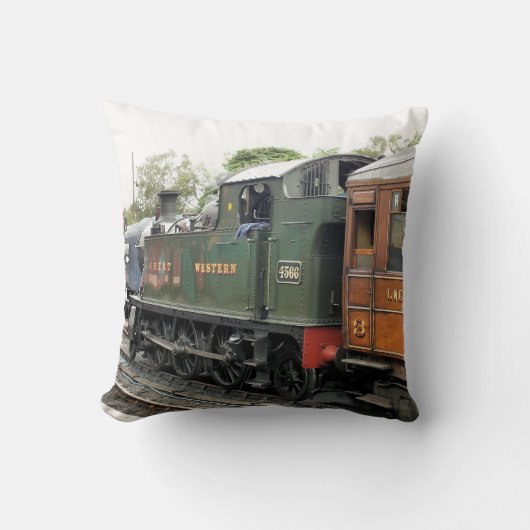 蒸気機関車 クッション (正面)