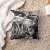 蒸気機関車 クッション (ブランケット)