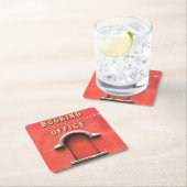 蒸気機関車 スクエアペーパーコースター (インサイチュ)