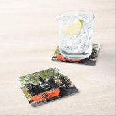 蒸気機関車 スクエアペーパーコースター (インサイチュ)