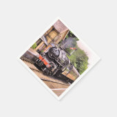 蒸気機関車 スタンダードカクテルナプキン (角)