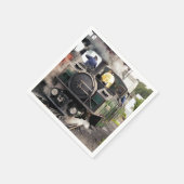 蒸気機関車 スタンダードカクテルナプキン (角)