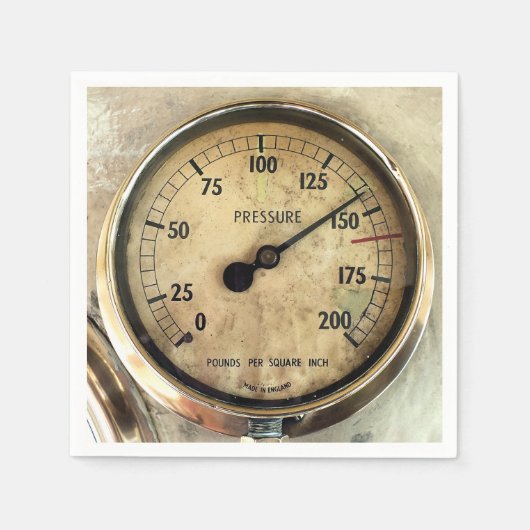 蒸気機関車 スタンダードカクテルナプキン (正面)