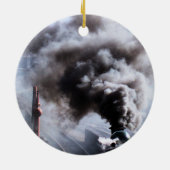 蒸気機関車 セラミックオーナメント (裏面)