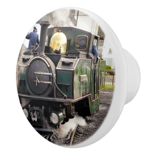 蒸気機関車 セラミックノブ (右)