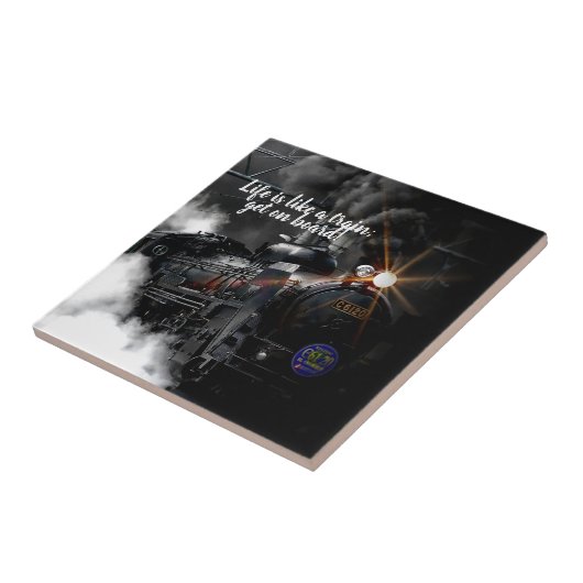 蒸気機関車 タイル (側面)