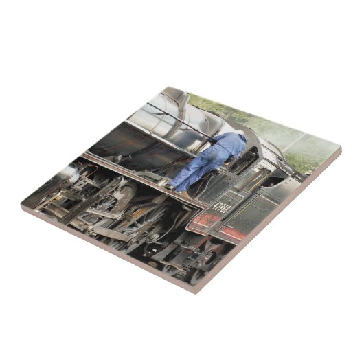 蒸気機関車 タイル (側面)