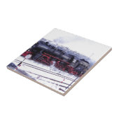 蒸気機関車 タイル (側面)