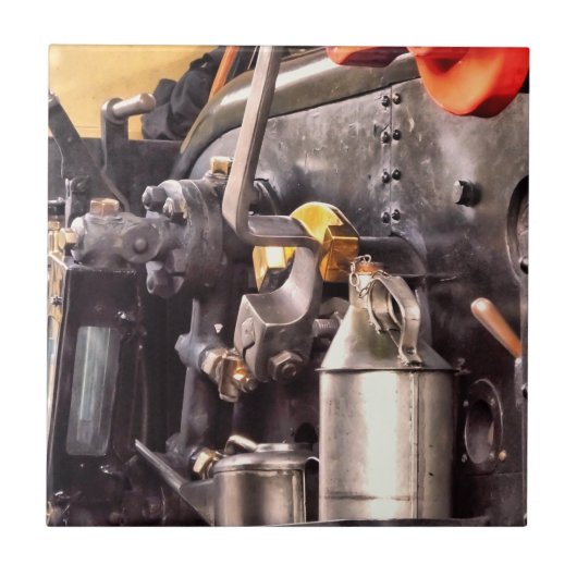 蒸気機関車 タイル (正面)