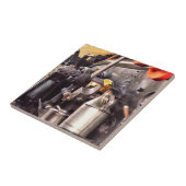 蒸気機関車 タイル (側面)