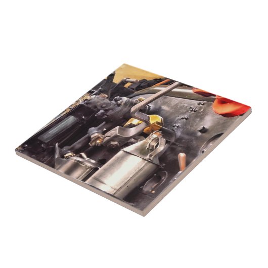 蒸気機関車 タイル (側面)