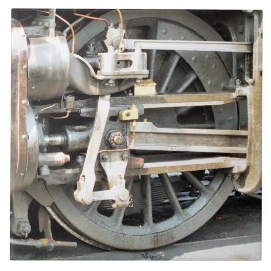 蒸気機関車 タイル (正面)