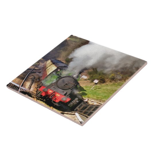 蒸気機関車 タイル (側面)