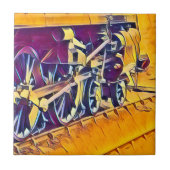 蒸気機関車 タイル (正面)