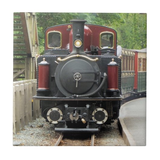 蒸気機関車 タイル (正面)