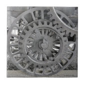 蒸気機関車 タイル (正面)