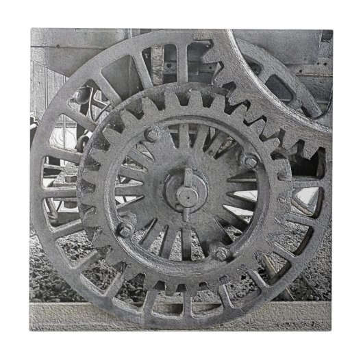 蒸気機関車 タイル (正面)