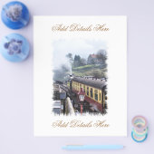 蒸気機関車 チラシ (シングル)