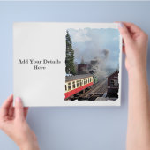 蒸気機関車 チラシ (手)