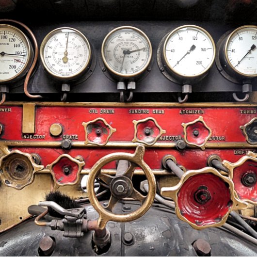 蒸気機関車 デスクマット