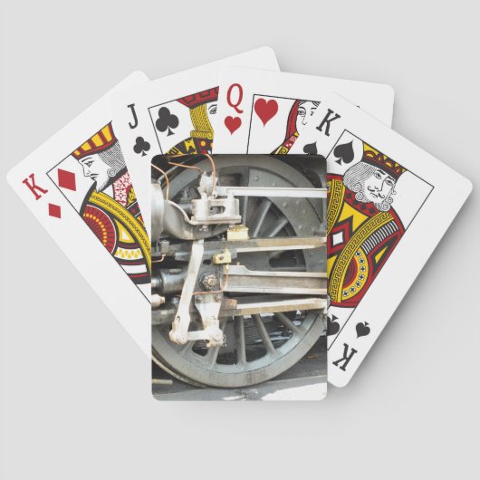 蒸気機関車 トランプ (裏面)