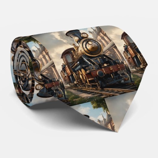 蒸気機関車 ネクタイ (ロール)