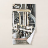 蒸気機関車 バスタオルセット (ハンドタオル)