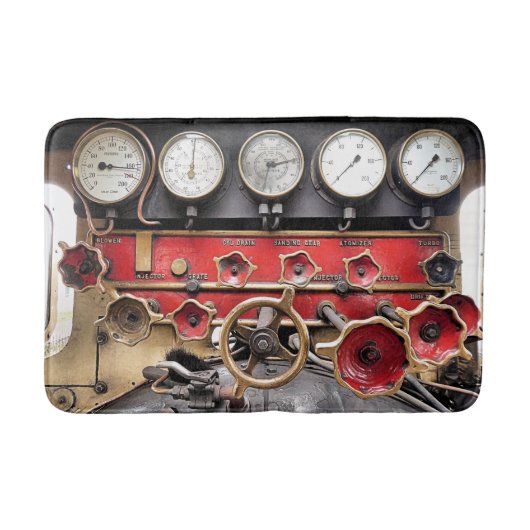 蒸気機関車 バスマット (正面)