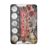 蒸気機関車 バスマット (正面縦)