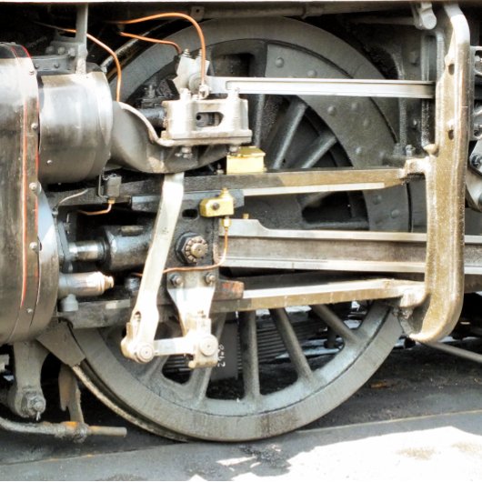 蒸気機関車 バスマット