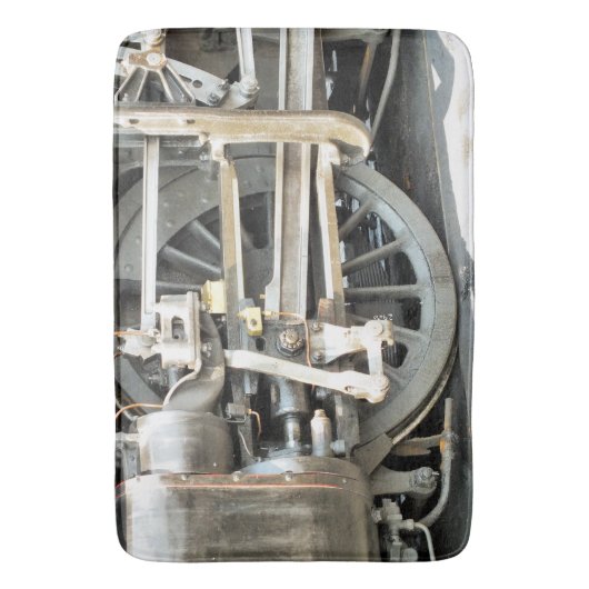 蒸気機関車 バスマット (正面縦)